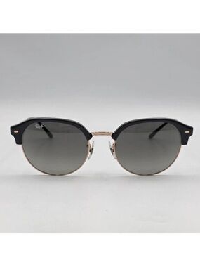 RARE! Ray-Ban RB4429 6701/71 Clubmaster Polished Dark Gray/Rose Gold Sunglasses